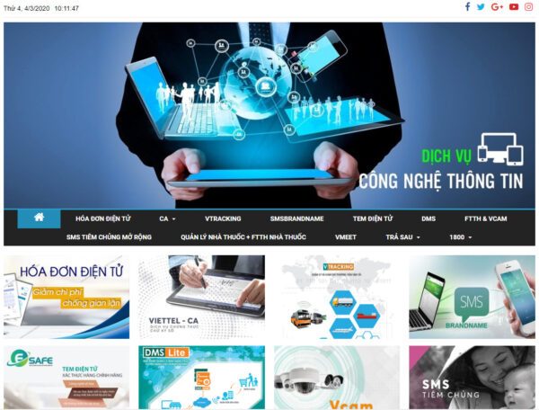 Theme dịch vụ Viettel - Ảnh 2