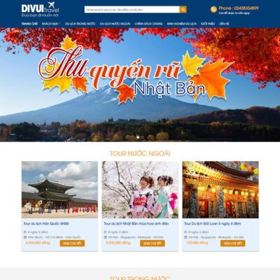 Mẫu web du lịch 03