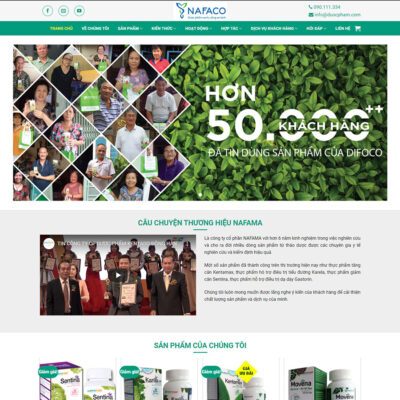 Theme Wordpress dược phẩm 03