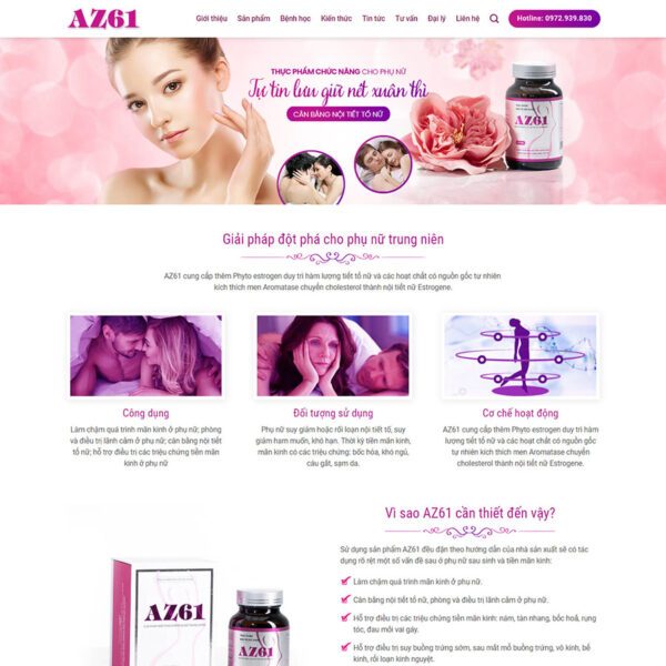 Theme wordpress thực phẩm chức năng 03 - Ảnh 2