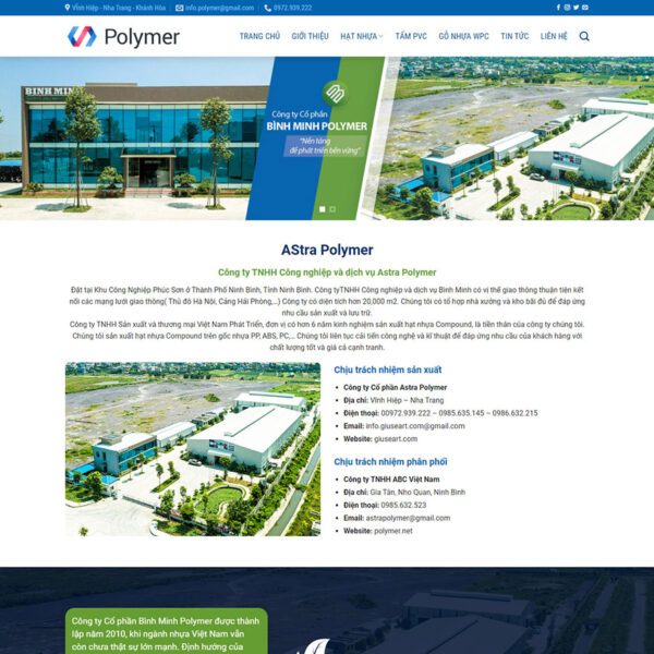 Theme wordpress giới thiệu công ty 01