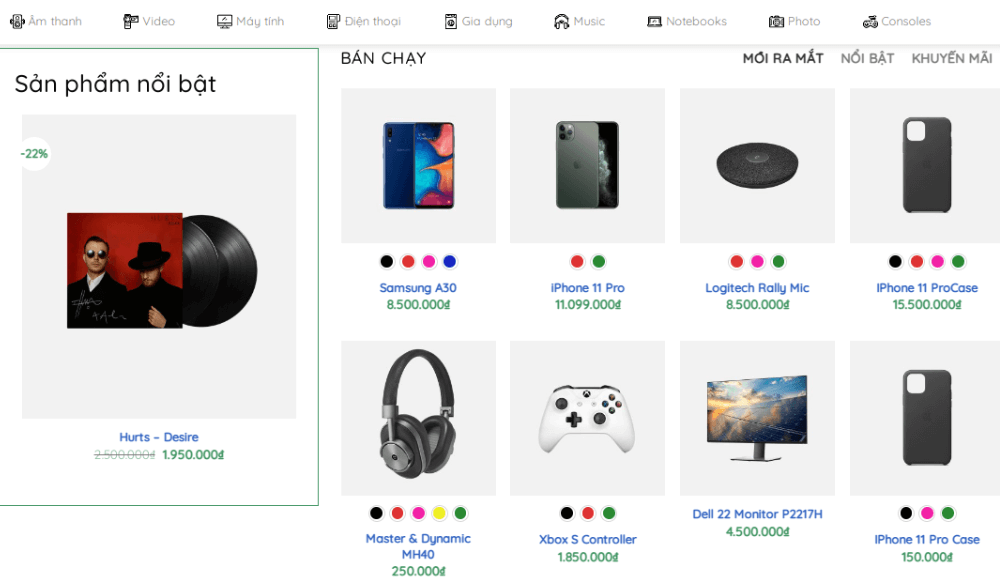 Top2: Theme wordpress đồ công nghệ 02
