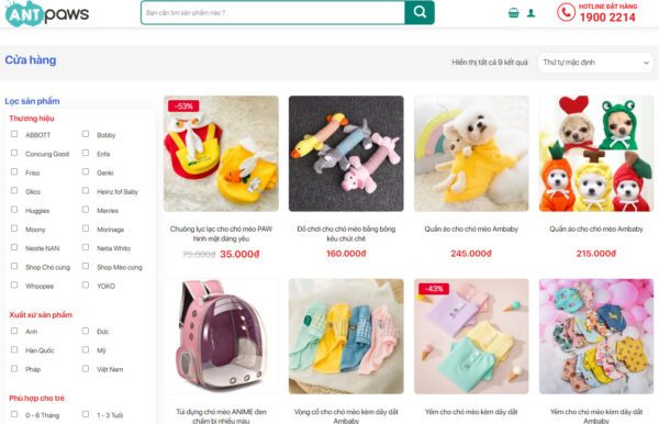 Theme wordpress bán dịch vụ thú cưng 1 - Ảnh 3