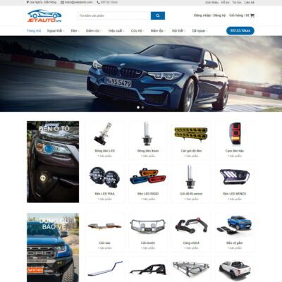 Theme wordpress bán đồ chơi xe 02