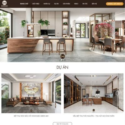 Theme wordpress nội thất đồng gia
